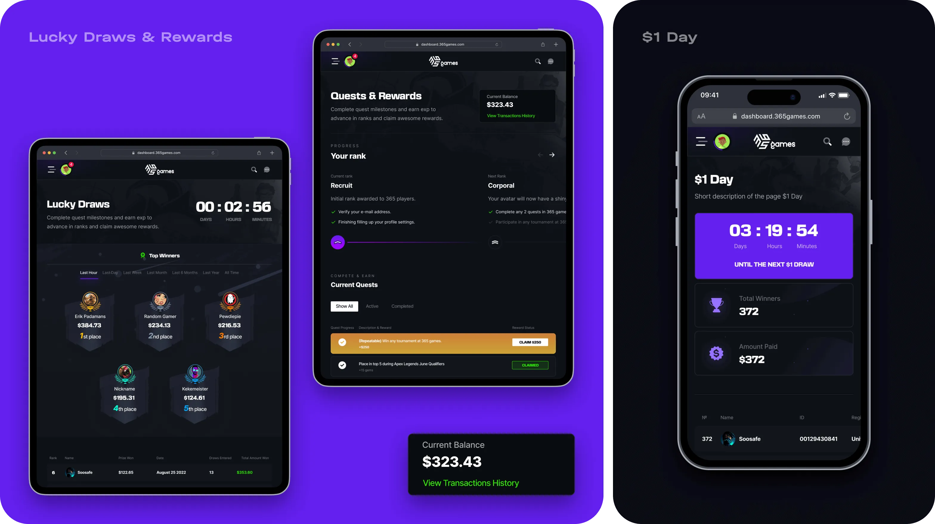 eSports platform development & website design - goodface.agency