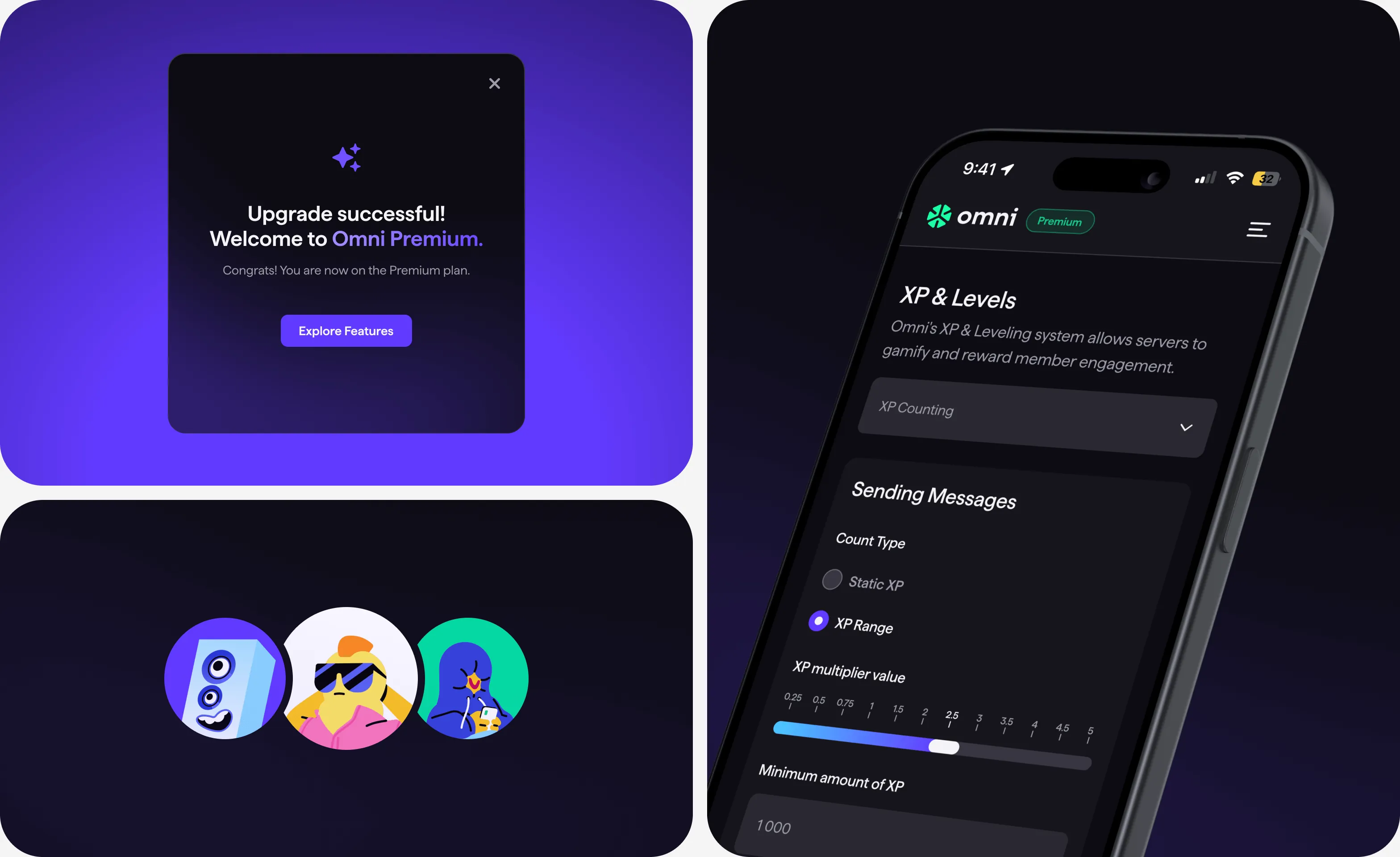 UX/UI design & web development for Discord server management - goodface.agency