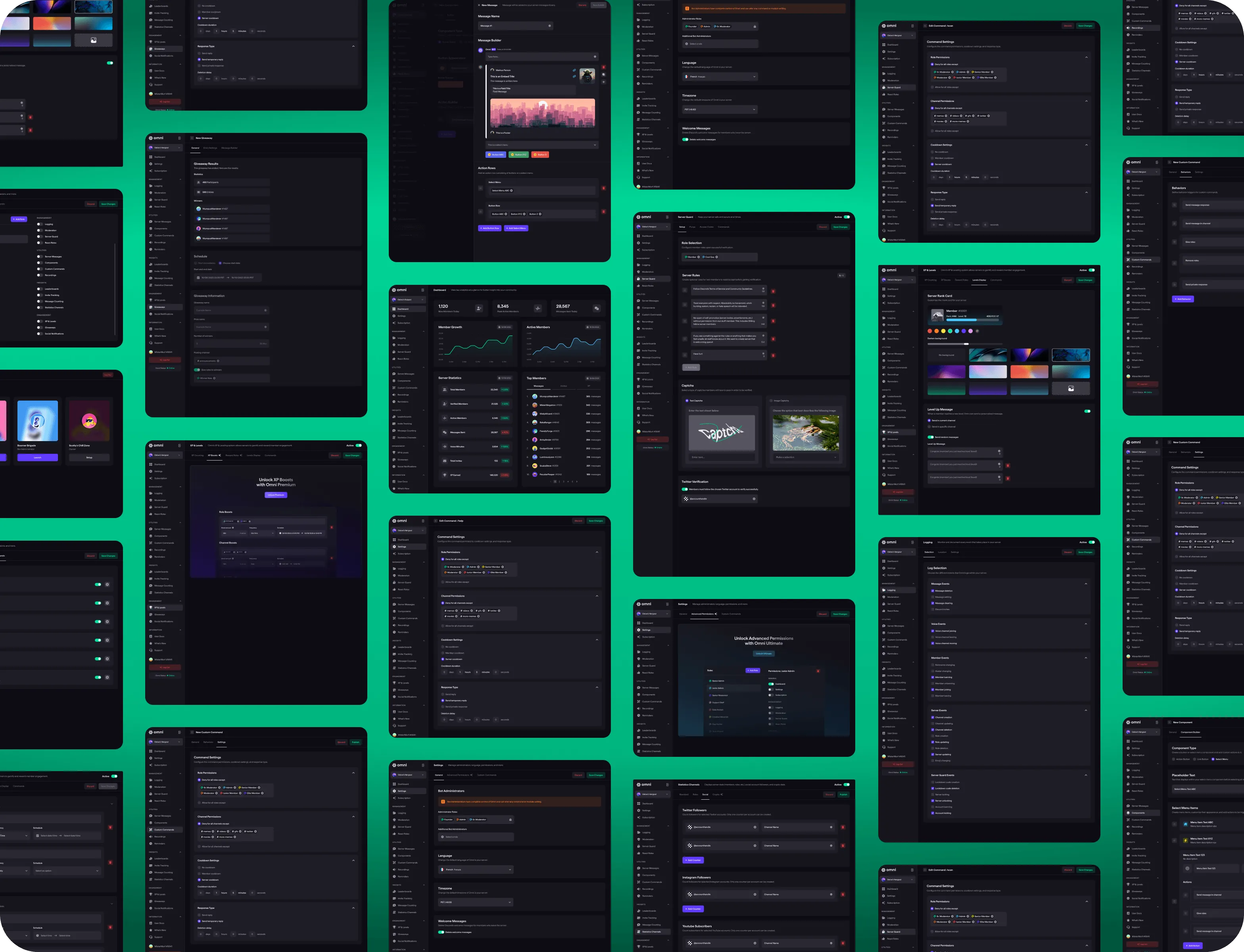 UX/UI design & web development for Discord server management - goodface.agency
