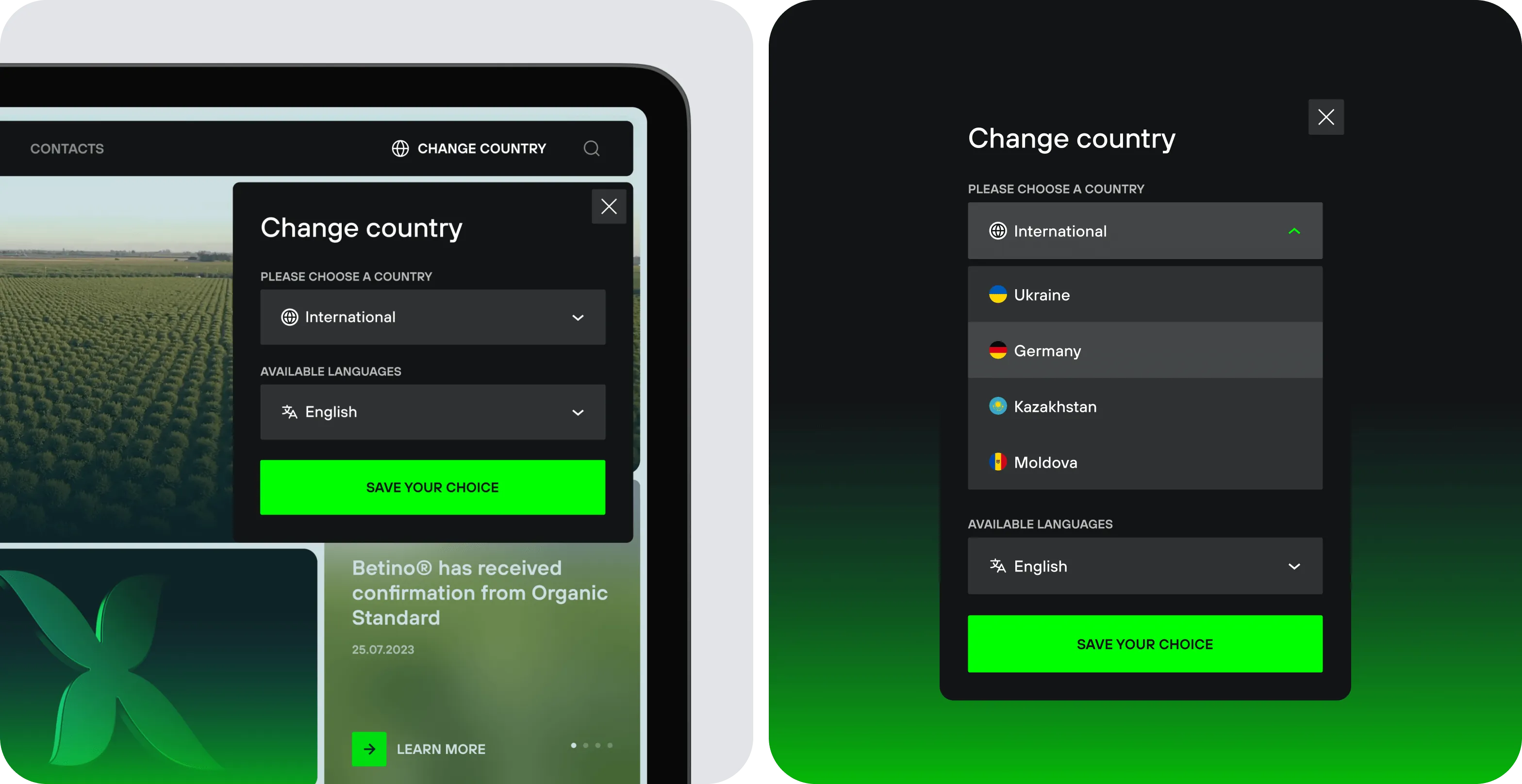UX/UI дизайн і веб розробка для агротехнологічного підприємства - goodface.agency