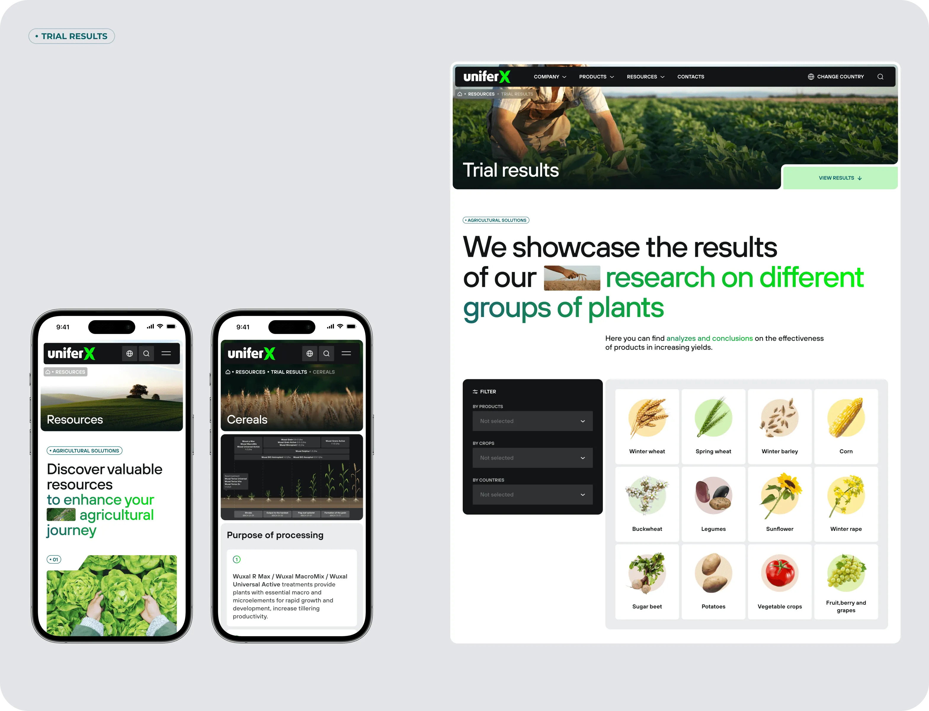 UX/UI дизайн і веб розробка для агротехнологічного підприємства - goodface.agency