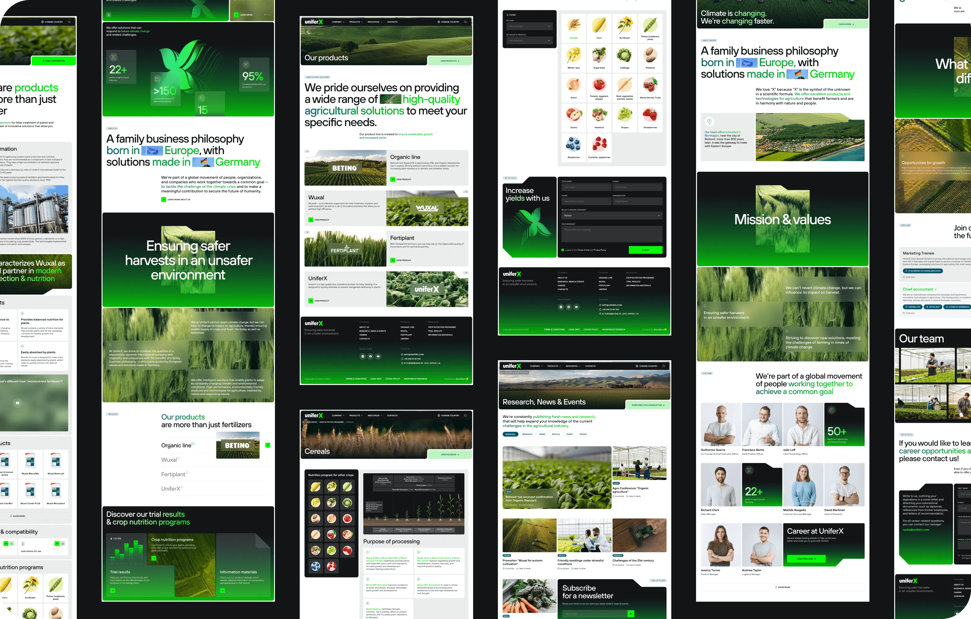 UX/UI дизайн і веб розробка для агротехнологічного підприємства - goodface.agency