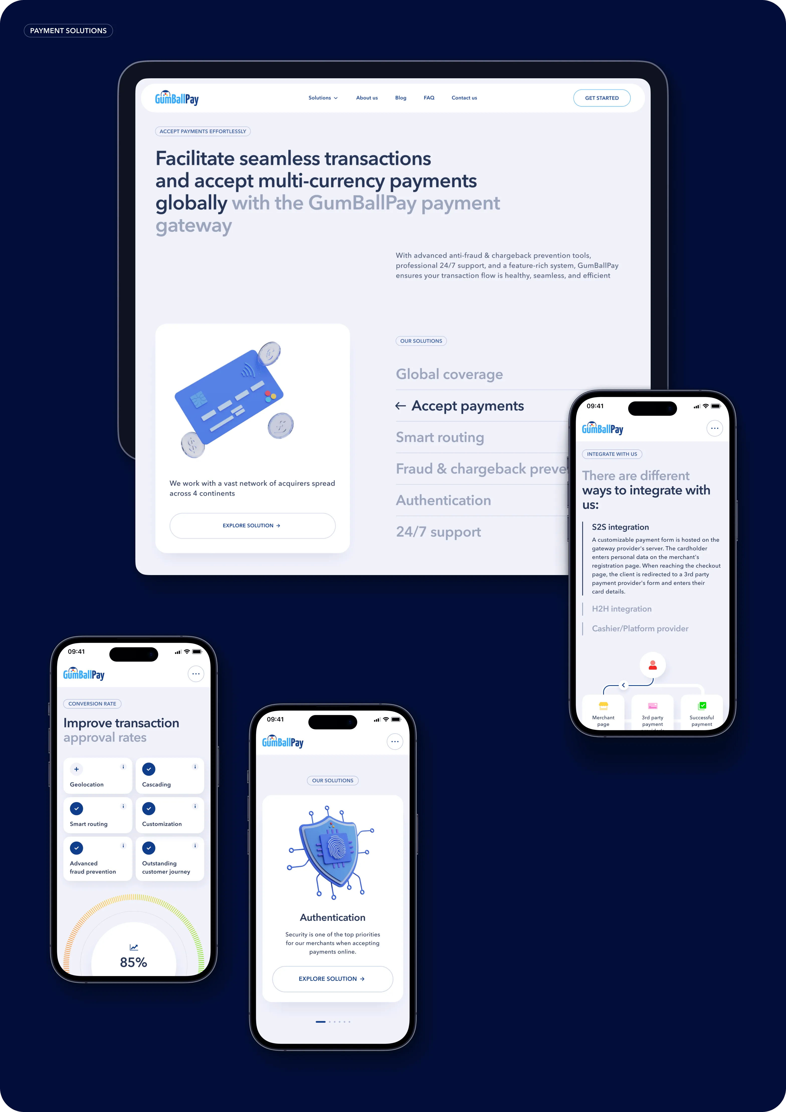 Редизайн і розробка фінтех-сайту для GumBallPay - goodface.agency