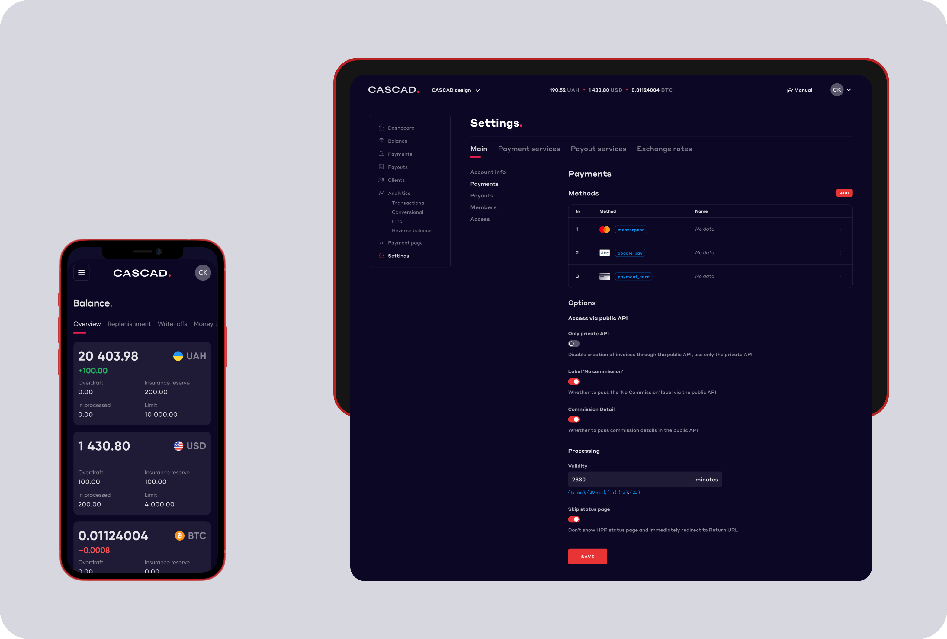 Веб дизайн та розробка сайту для цифрової платіжної системи - goodface.agency