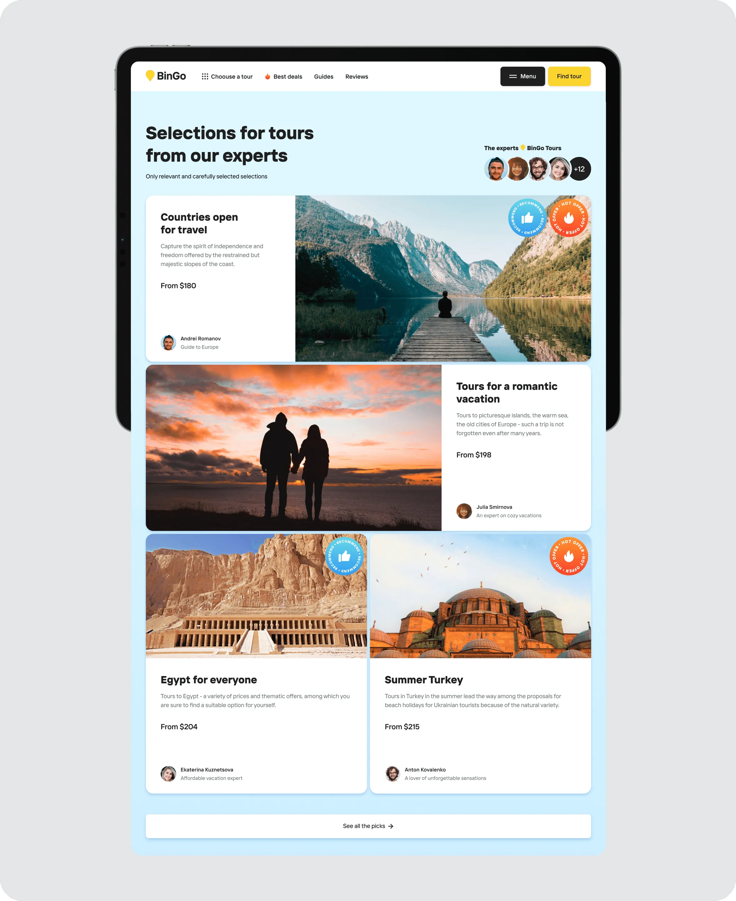 UX/UI Design & Discovery Phase for global travel service - goodface.agency