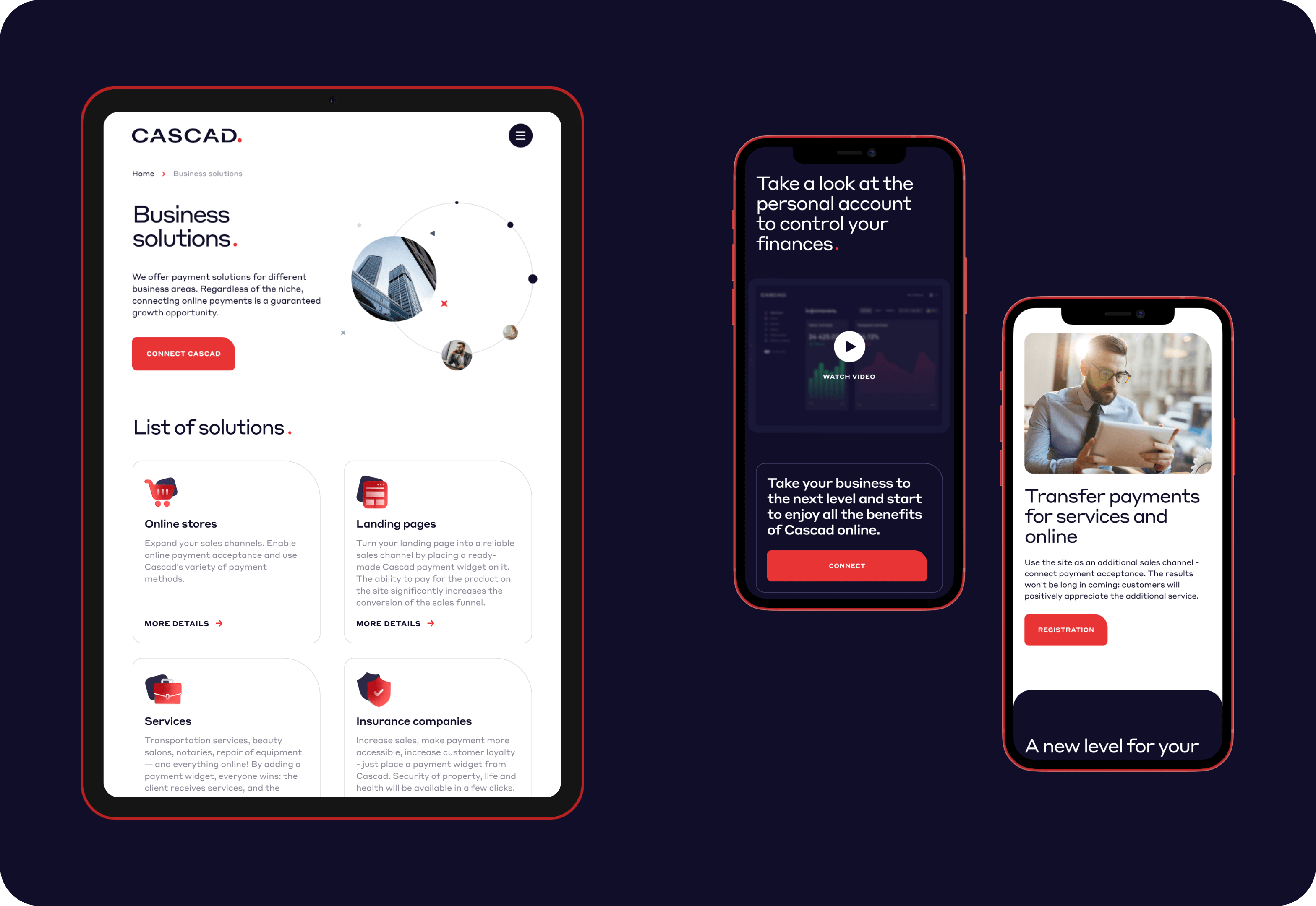 Веб дизайн та розробка сайту для цифрової платіжної системи - goodface.agency