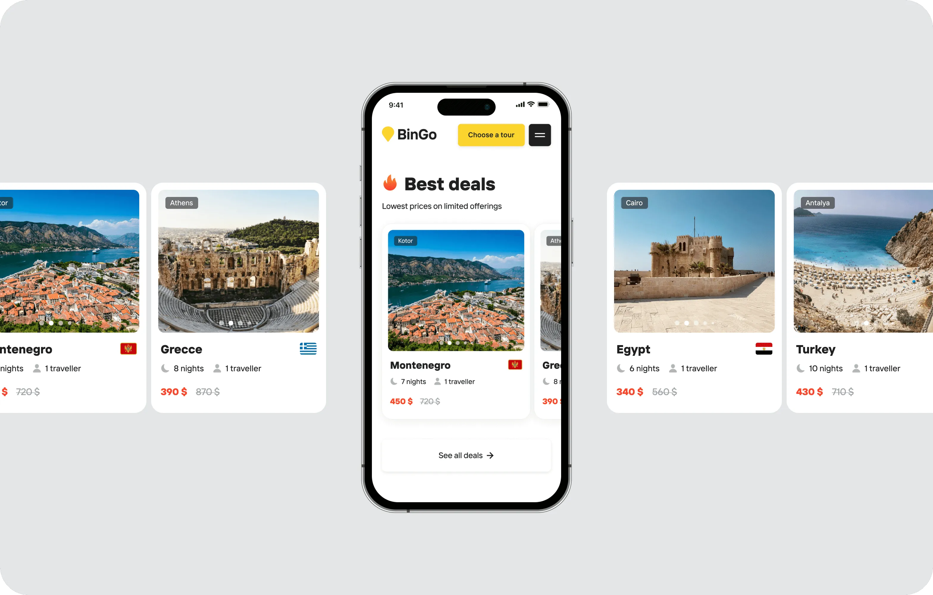 UX/UI Design & Discovery Phase for global travel service - goodface.agency