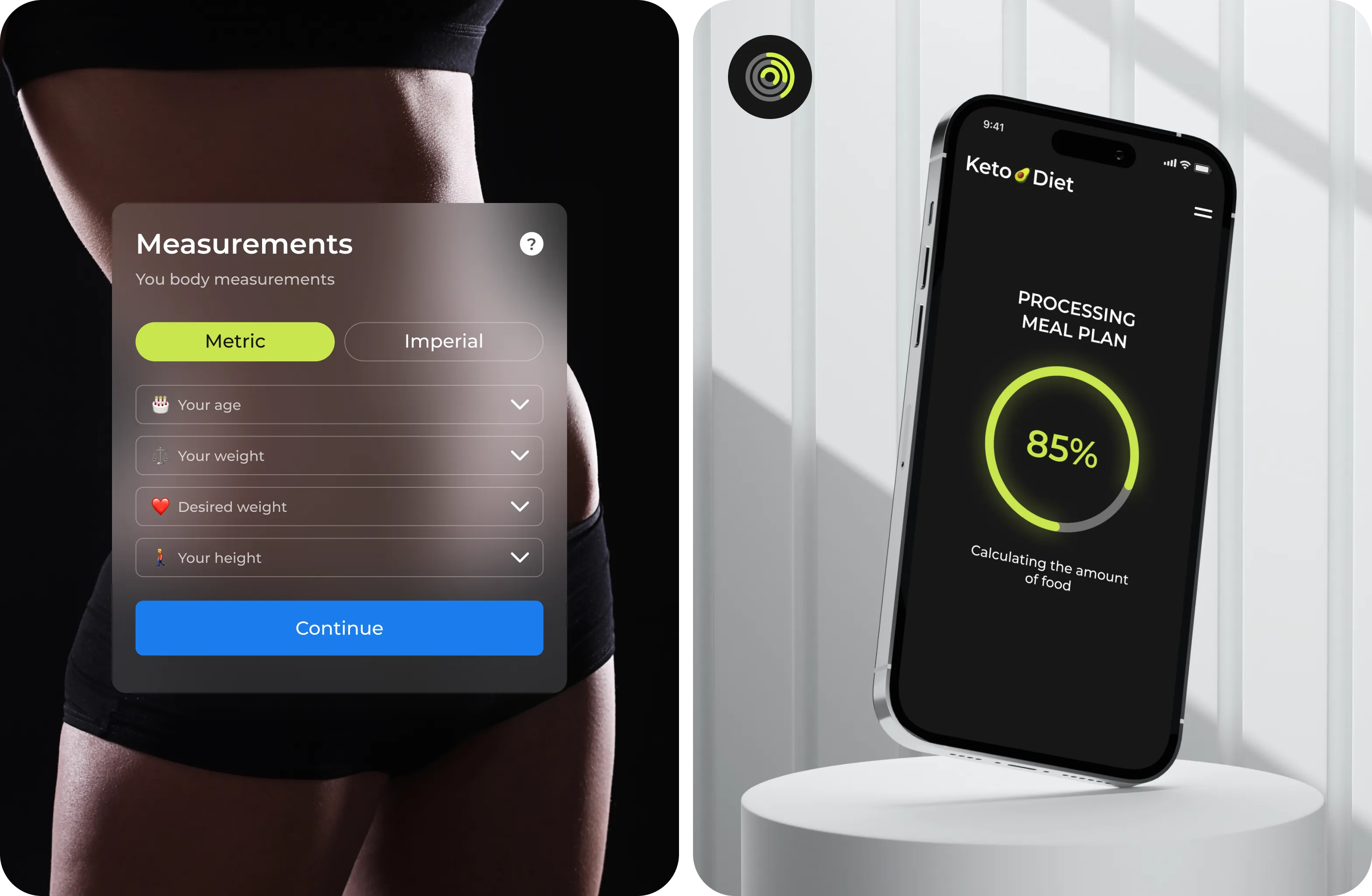 Foodtech Case Study: Keto.Diet App design & development - goodface.agency
