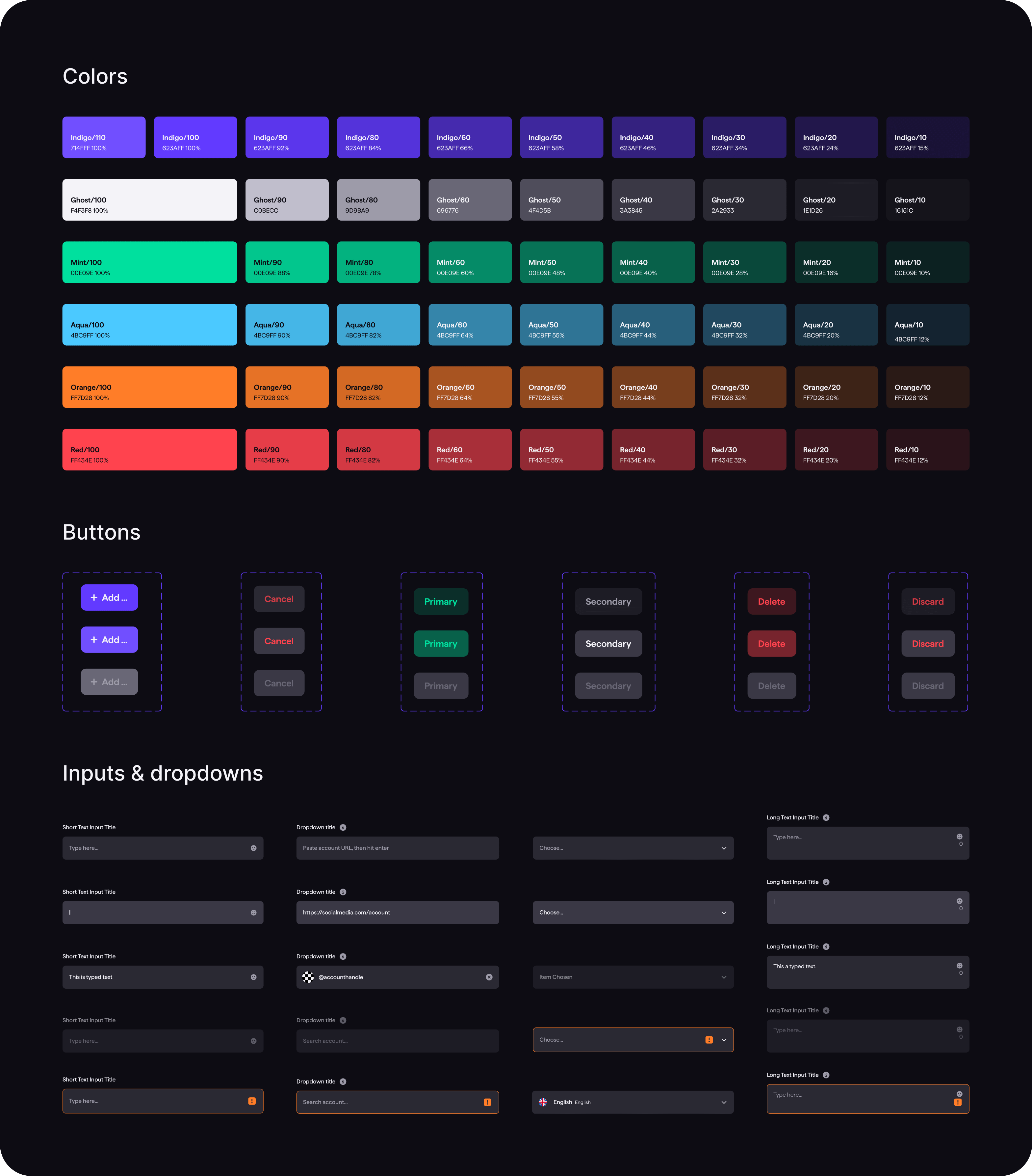 UX/UI design & web development for Discord server management - goodface.agency