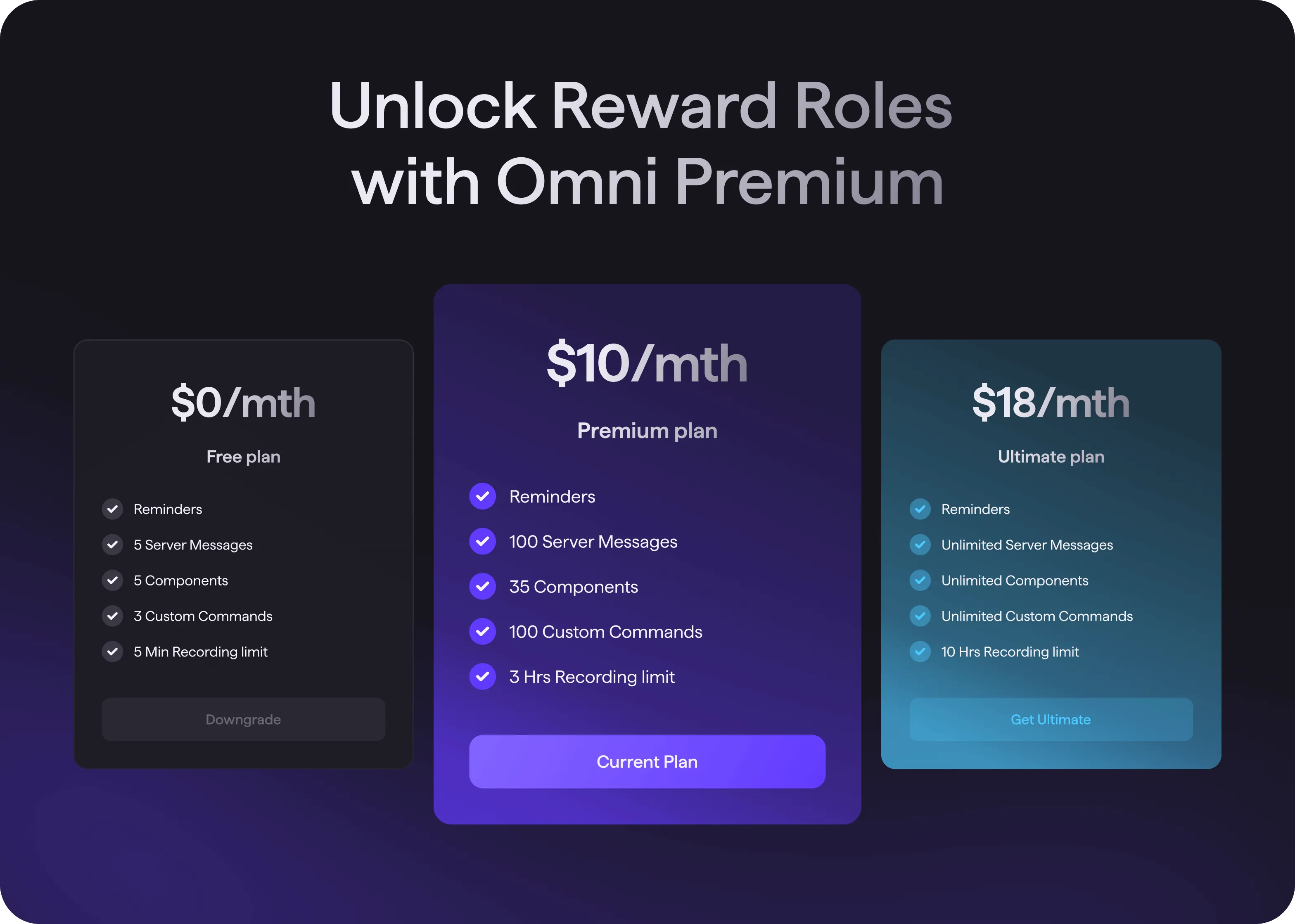 UX/UI design & web development for Discord server management - goodface.agency