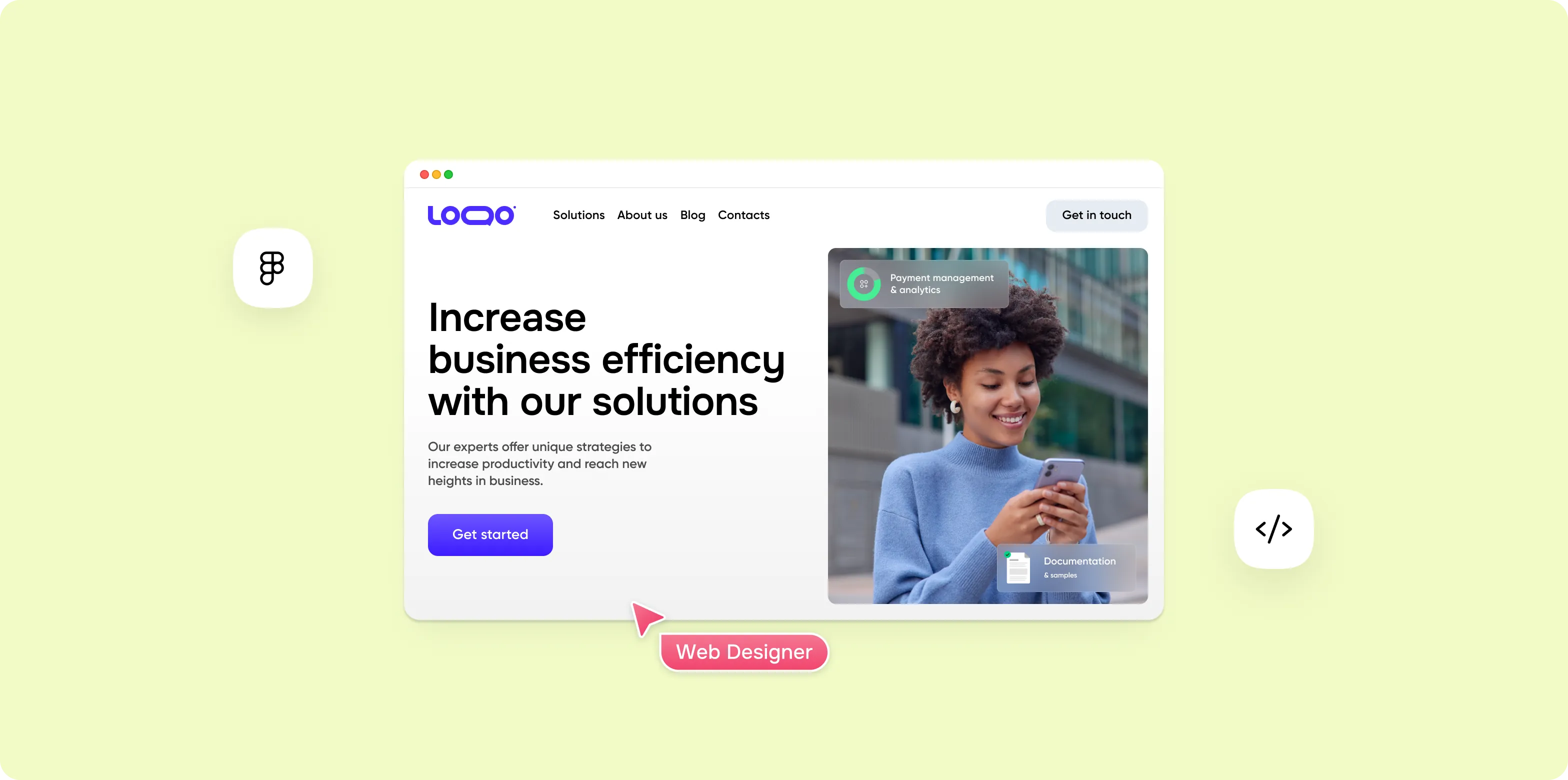 Дизайн і розробка корпоративного сайту - goodface.agency