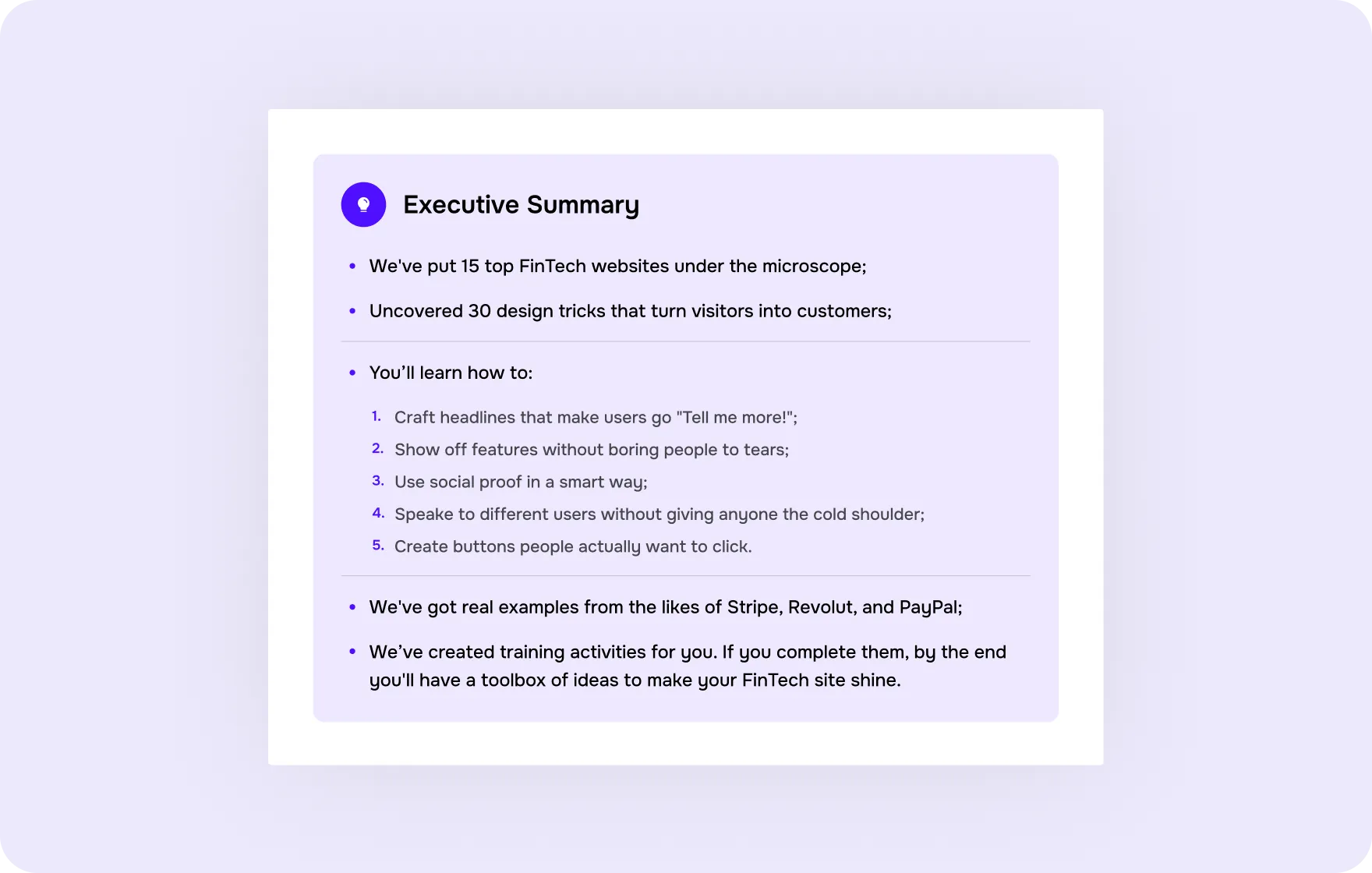Engage visitors from the first screen – FinTech - goodface.agency