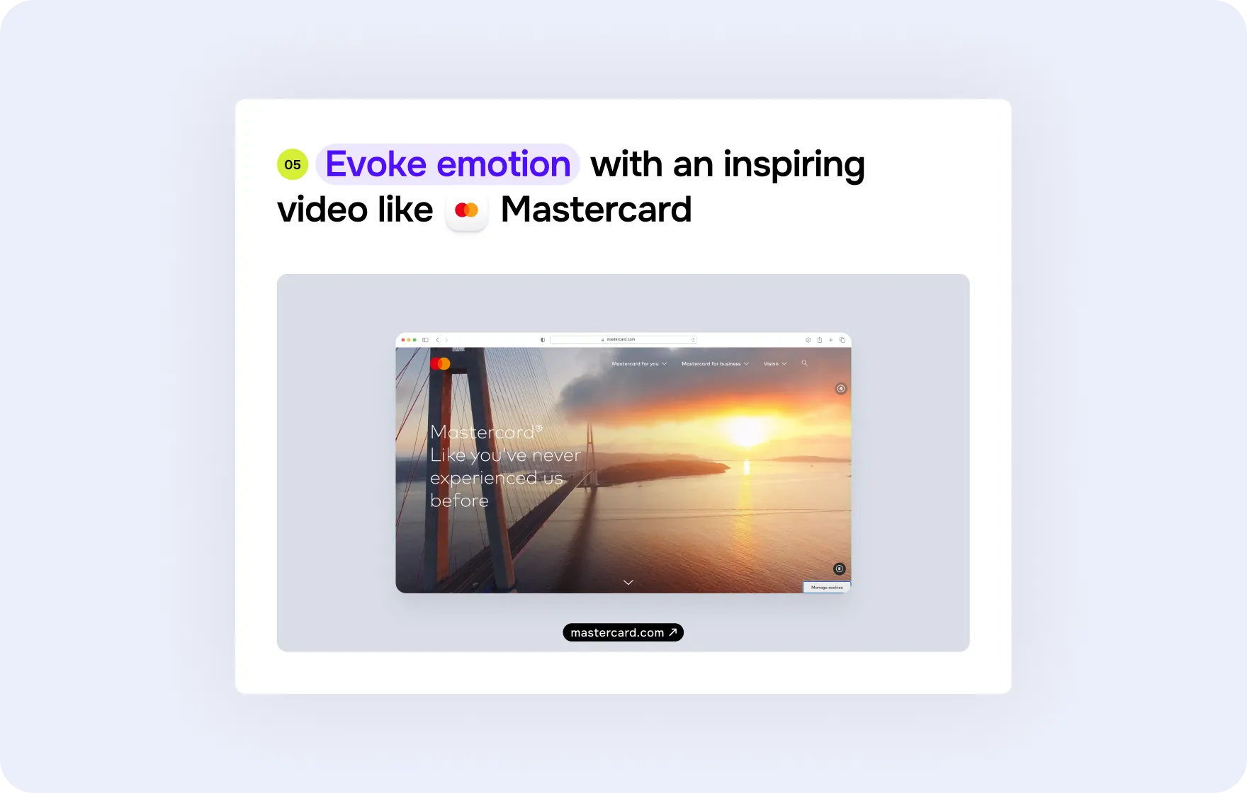 Engage visitors from the first screen – FinTech - goodface.agency