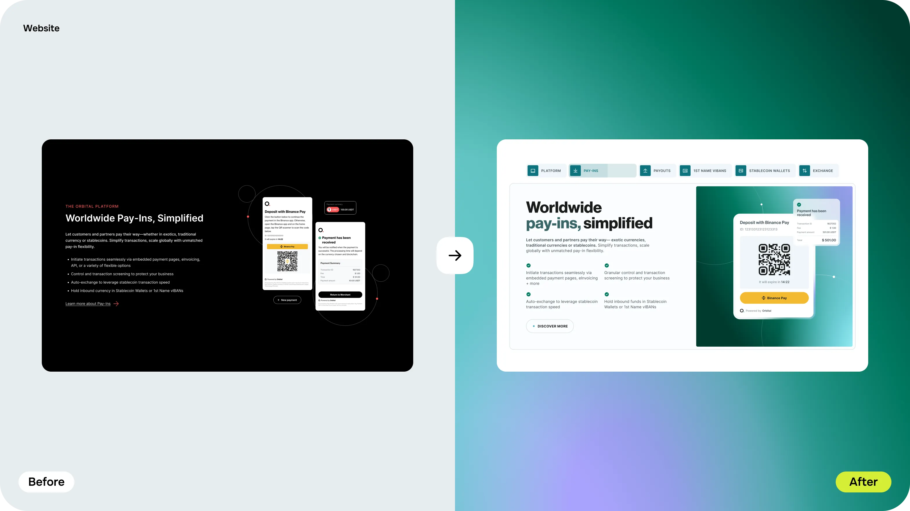 Brand Identity & Website Redesign for payments platform - goodface.agency