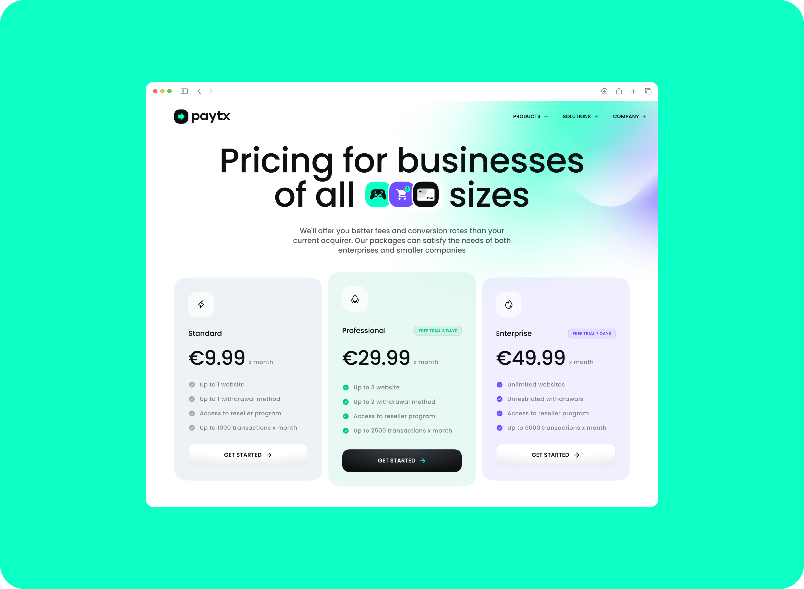 Web Design & Website Development for fintech brand - goodface.agency