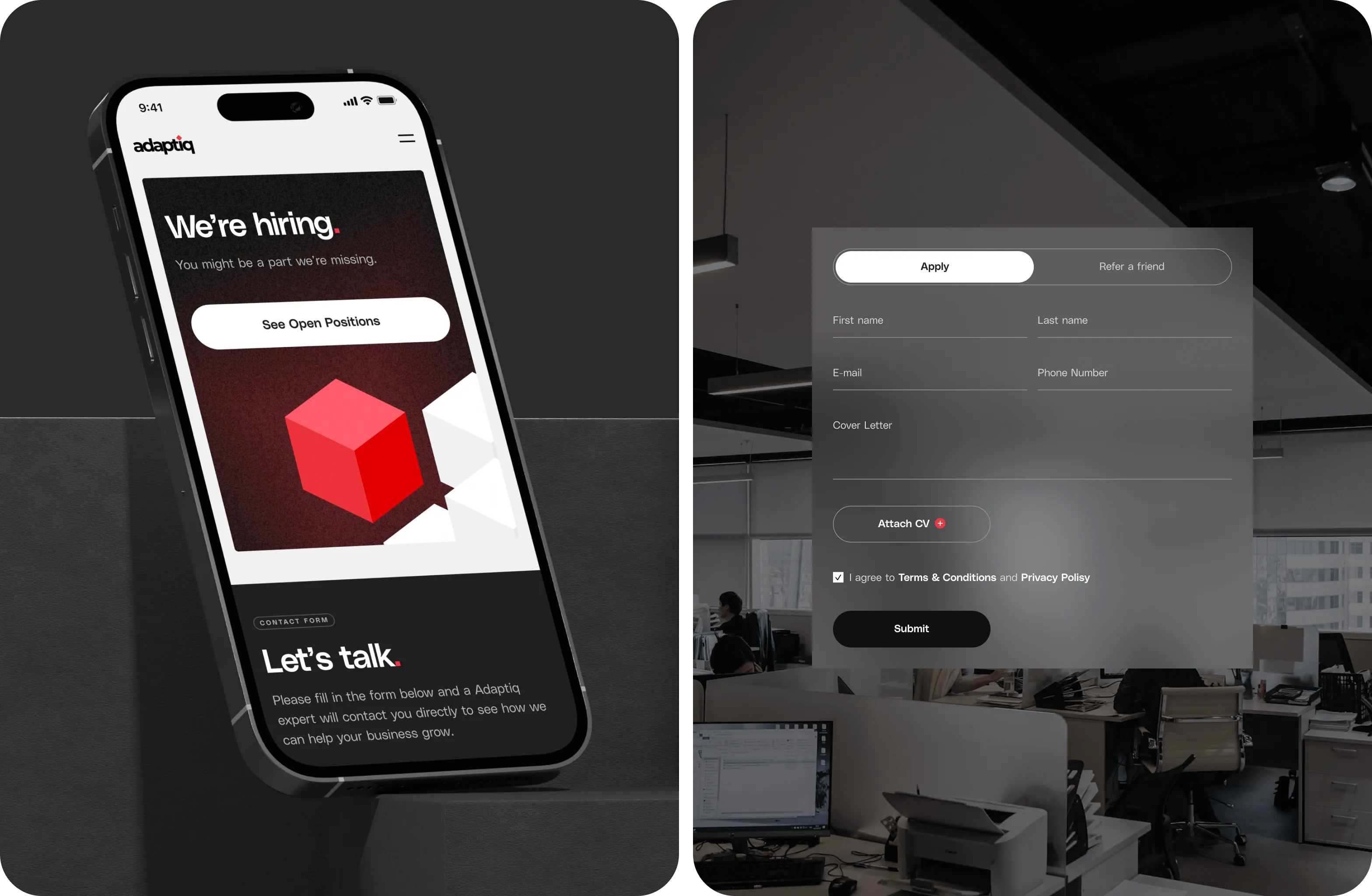 Corporate website design & development for an international IT company - goodface.agency