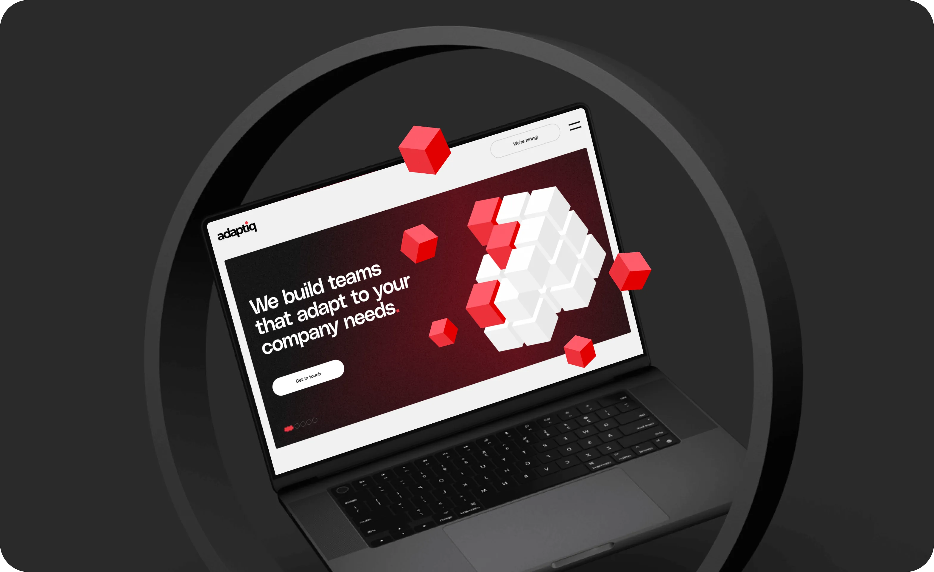 Corporate website design & development for an international IT company - goodface.agency
