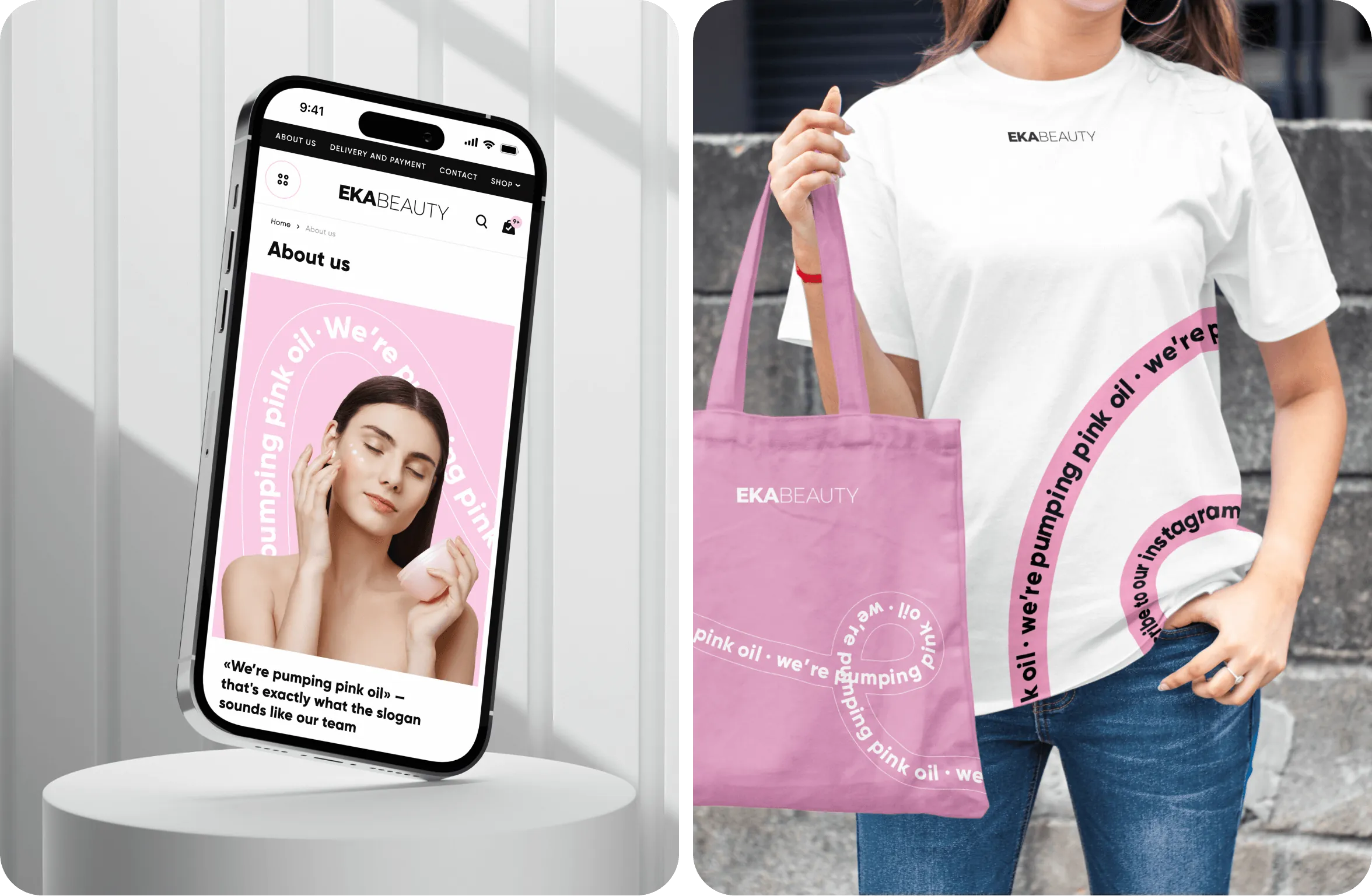 Bespoke website design & development for Cosmetics Brand - goodface.agency