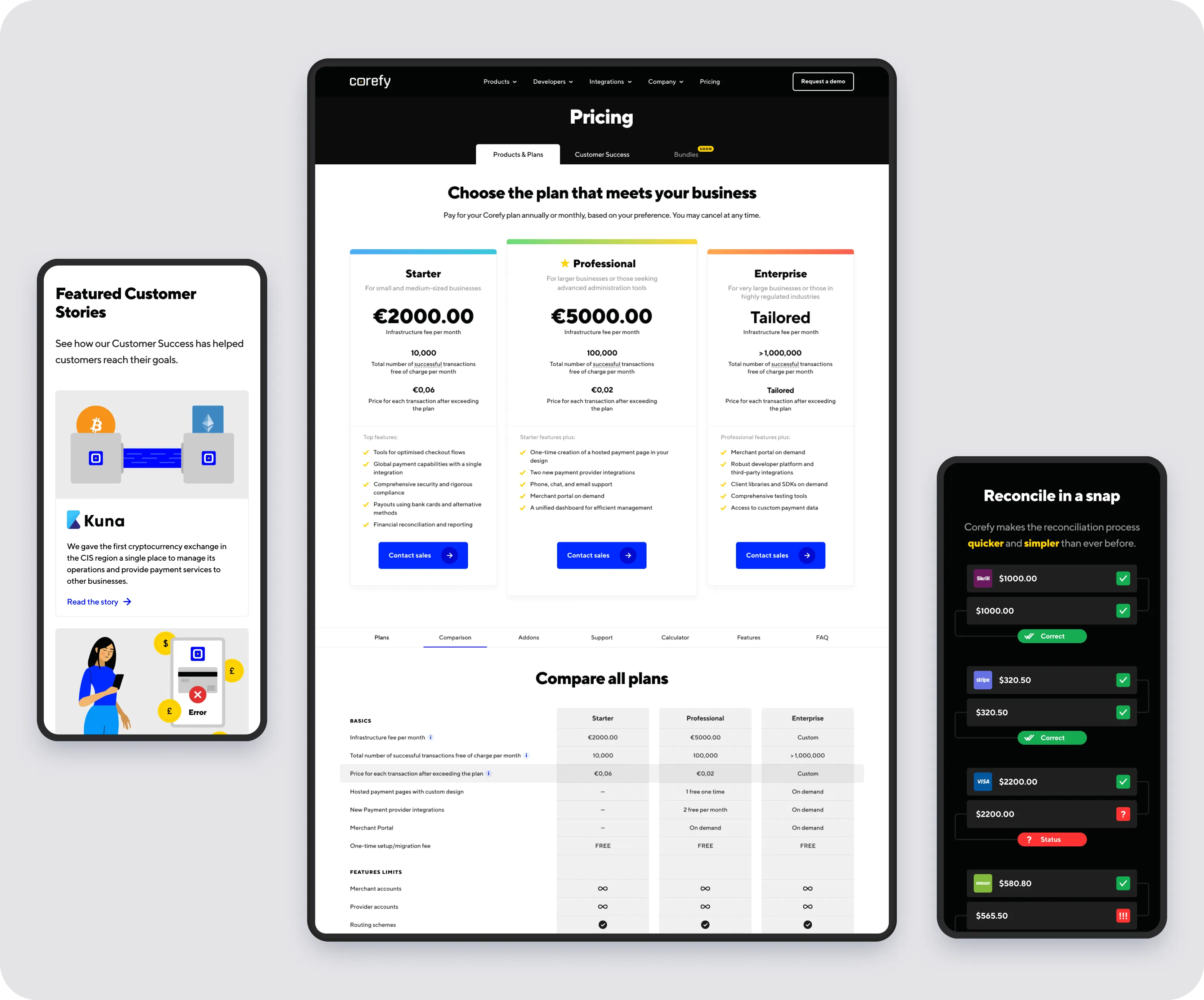 Fintech web design & development for payment orchestration platform - goodface.agency