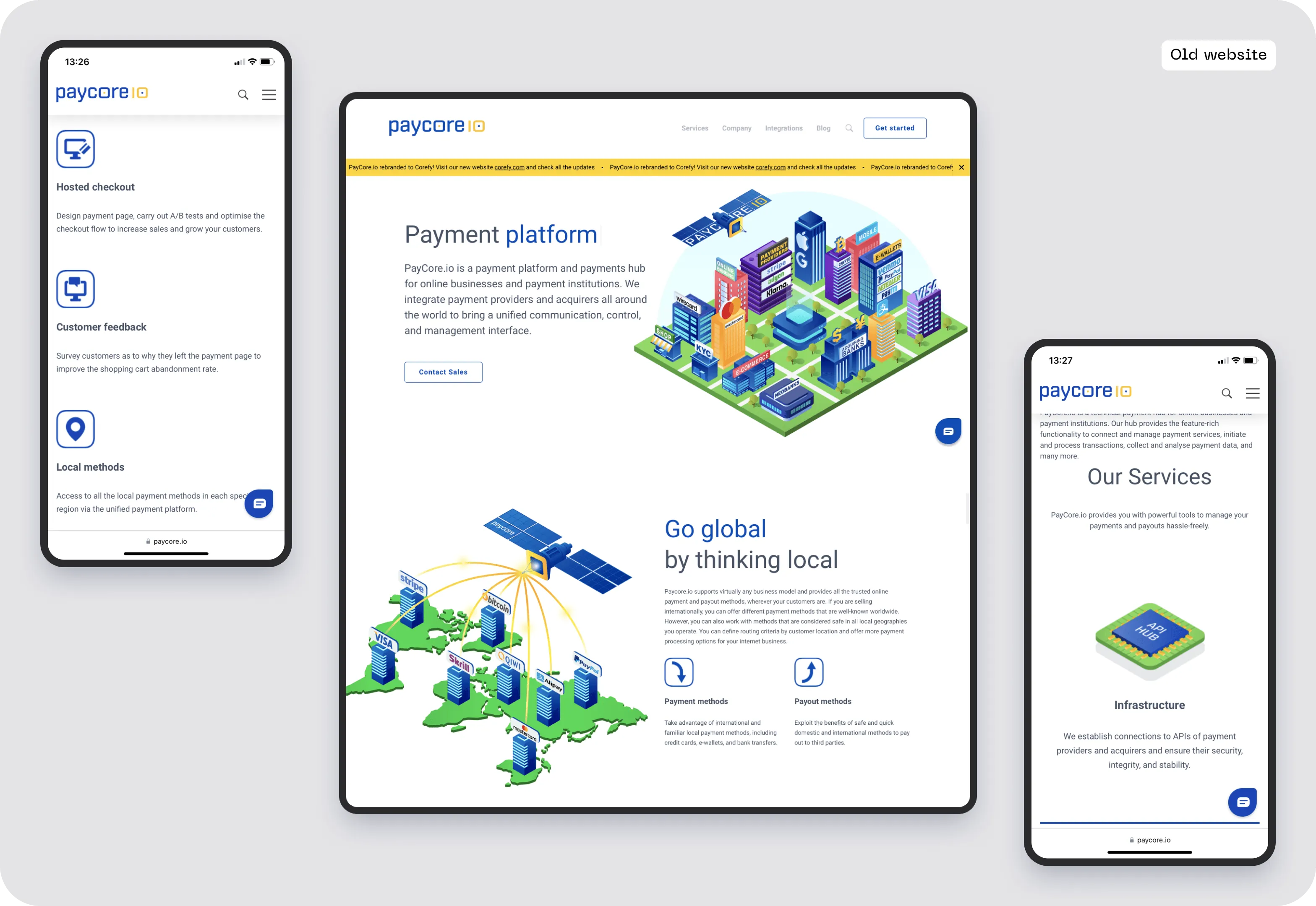 Fintech web design & development for payment orchestration platform - goodface.agency