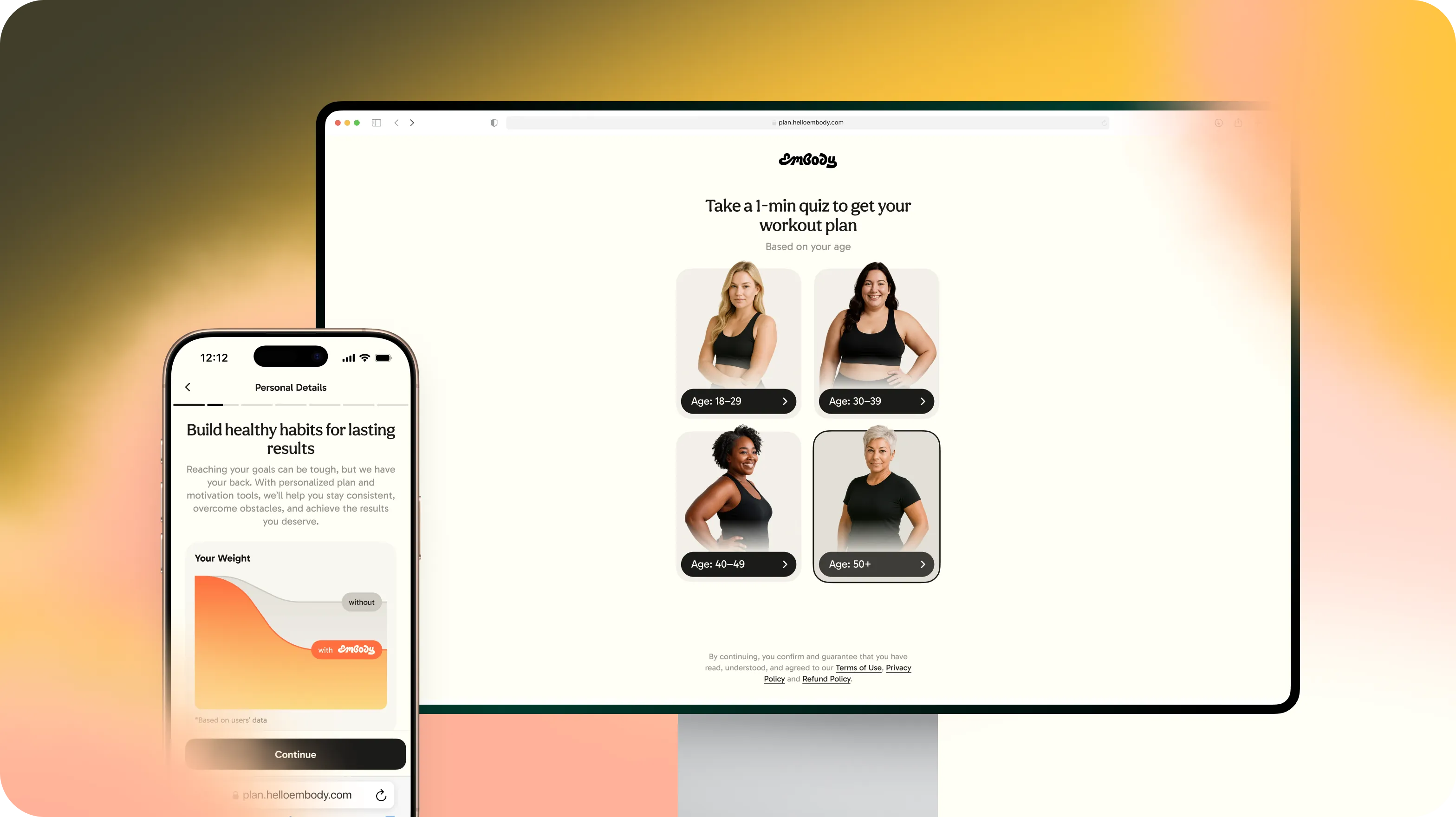Брендинг і продуктовий дизайн для wellness-застосунку Embody - goodface.agency